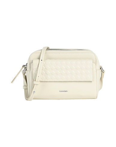 CALVIN KLEIN Across-body bag Cream 51% Recycled polyester, 49% Polyurethane