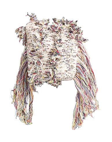 CHLOÉ Cross-body bags White 72% Cashmere, 27% Wool, 1% Virgin Wool