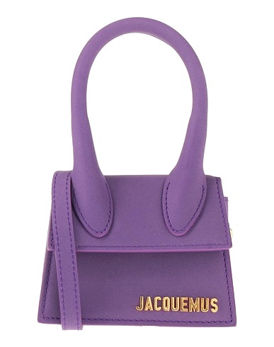 JACQUEMUS Handbag Purple 100% Cow leather