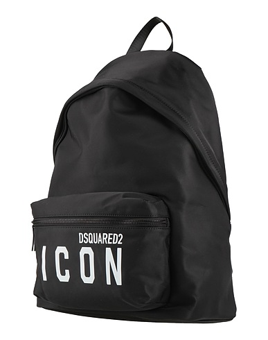 DSQUARED2 Backpacks Black 95% Polyamide, 5% Cow leather