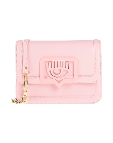 CHIARA FERRAGNI Across-body bag Pink 100% Polyester, Polyurethane resin