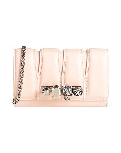MCQUEEN Cross-body bags Light pink 70% Calfskin, 30% Lambskin