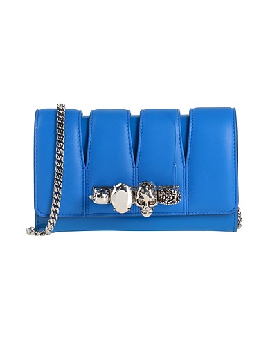 MCQUEEN Across-body bag 70% Calfskin, 30% Lambskin