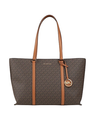 MICHAEL MICHAEL KORS Schultertasche Dunkelbraun 90% PVC - Polyvinylchlorid, 9% Polyester, 1% Polyurethan