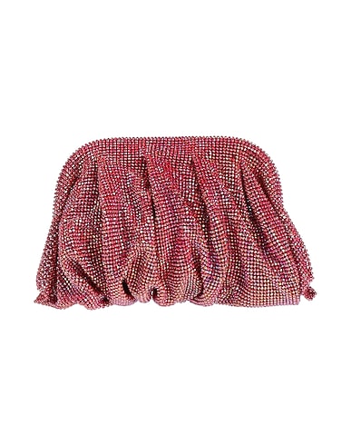 BENEDETTA BRUZZICHES Handbag Brick red Aluminium, Crystal