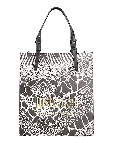 JUST CAVALLI Handbag Plum 100% Polyester, Polyester resin
