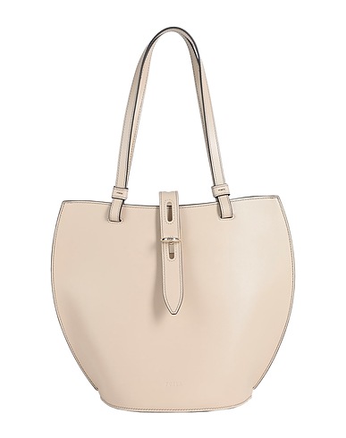 FURLA Handbag UNICA FURLA M TOTE
 Beige 100% Calfskin
