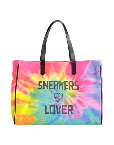 GOLDEN GOOSE Handbag Fuchsia Textile fibres, Leather