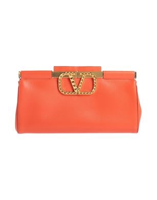 VALENTINO GARAVANI ハンドバッグ オレンジ レディース