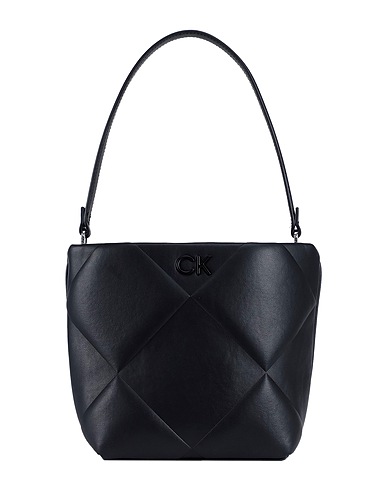 CALVIN KLEIN Handbag Black 42% Recycled polyester, 41% Polyurethane, 17% Cotton