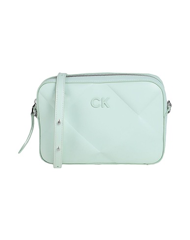 CALVIN KLEIN Across-body bag Light green 51% Recycled polyester, 49% Polyurethane