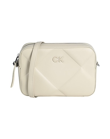 CALVIN KLEIN Umhängetasche Beige 51% Recyceltes Polyester, 49% Polyurethan