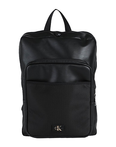 CALVIN KLEIN JEANS Rucksacks Black 59% Polyester, 41% Polyurethane
