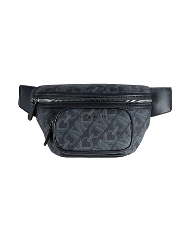 MICHAEL KORS MENS Belt Bags Midnight blue 90% PVC - Polyvinyl chloride, 10% Polyester