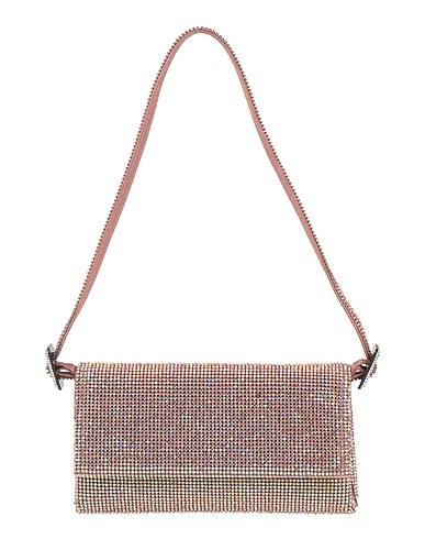BENEDETTA BRUZZICHES Handbag Blush Metal, Crystal