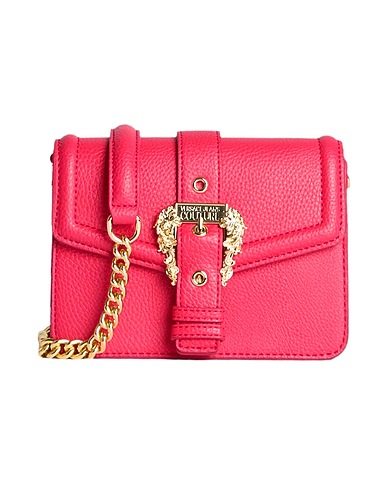 VERSACE JEANS COUTURE Across-body bag Magenta 100% Polyurethane, Polyurethane resin