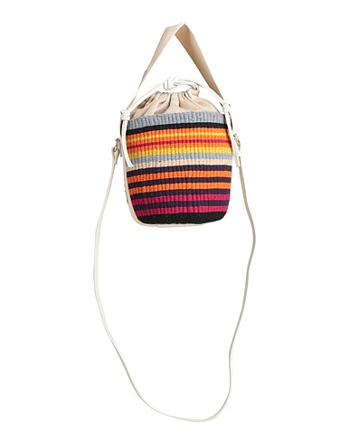 CHLOÉ ハンドバッグ オレンジ ウール 70% / 不織布 30% / 牛革（カーフ）