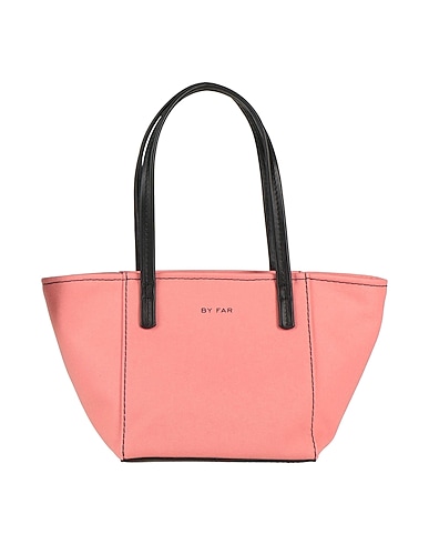 BY FAR Handbag Pink 50% Cotton, 50% Cowhide