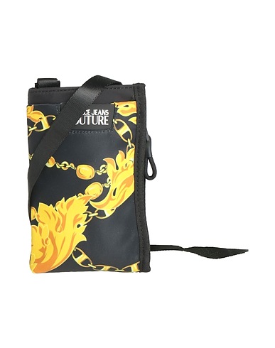 VERSACE JEANS COUTURE Across-body bag Black 100% Polyester