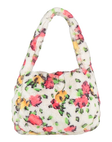 MARNI Handbag White 100% Polyester, Cow leather, Brass