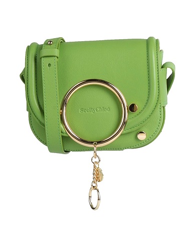 SEE BY CHLOÉ Cross-body bags Green 100% Cow leather