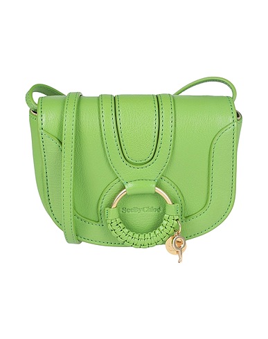 SEE BY CHLOÉ Sac bandoulière Vert clair 100% Peau de chèvre