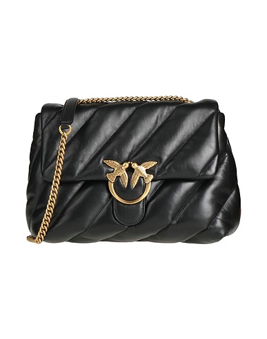 PINKO Cross-body bags Black Sheepskin