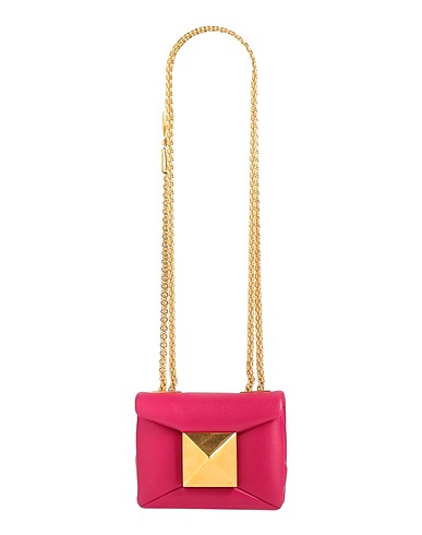 VALENTINO GARAVANI Shoulder bag MAGENTA Leather