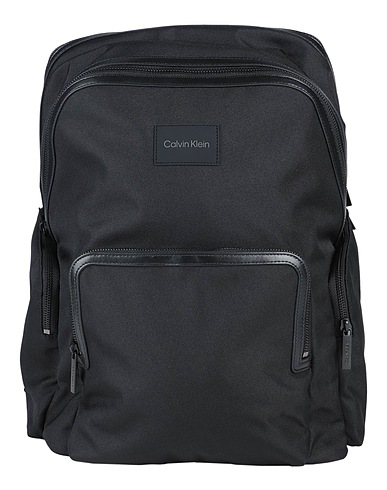 CALVIN KLEIN Rucksacks Black 98% Recycled polyester, 2% Polyurethane