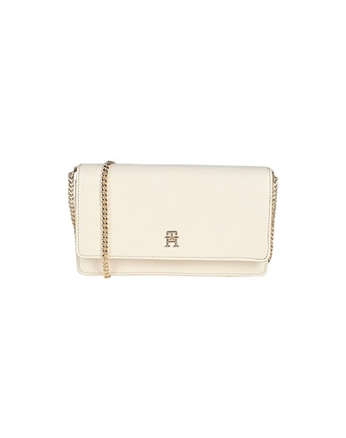 TOMMY HILFIGER Borsa a tracolla Panna 100% Poliuretano