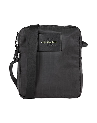 CALVIN KLEIN JEANS Across-body bag Black 100% Recycled polyamide