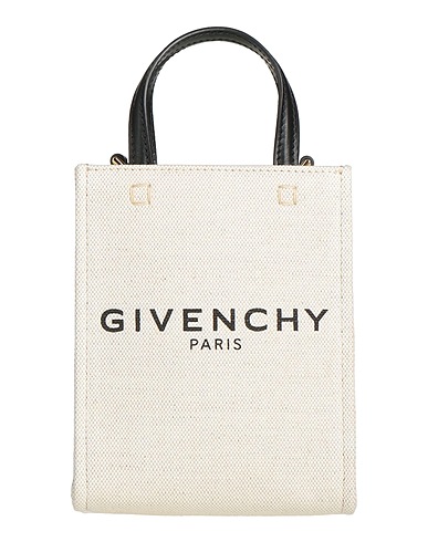 GIVENCHY Handbag Off white 48% Cotton, 48% Linen, 4% Polyurethane