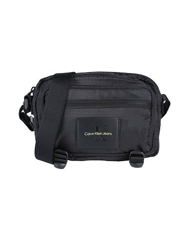 CALVIN KLEIN JEANS Across-body bag Black 100% Recycled polyamide