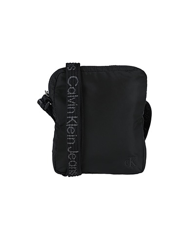 CALVIN KLEIN JEANS Borsa a tracolla Nero 100% Poliestere riciclato