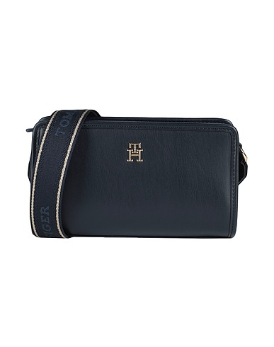 TOMMY HILFIGER Across-body bag Navy blue 100% Polyurethane