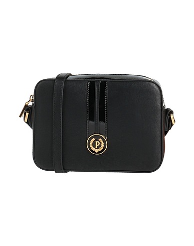 POLLINI Across-body bag Black 100% Polyurethane