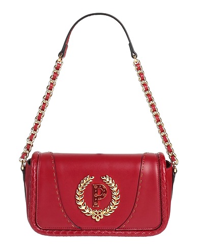 POLLINI Shoulder bag Brick red 100% Polyurethane
