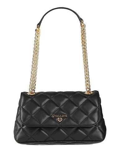 POLLINI Handbag Black 100% Polyurethane