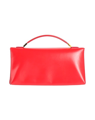 MARNI Handbag Red 100% Cow leather, Brass