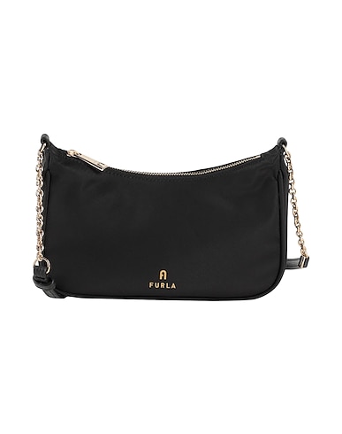 FURLA Borsa a tracolla FURLA CAMELIA S CROSSBODY
 Nero 90% Poliammide, 10% Pelle