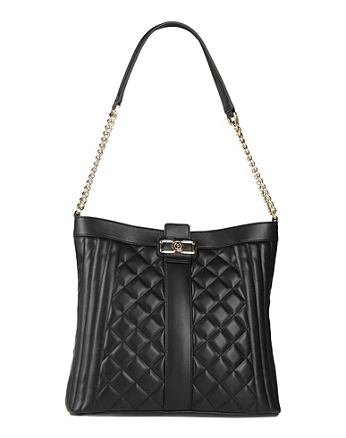 POLLINI Shoulder bag Black 100% Polyurethane
