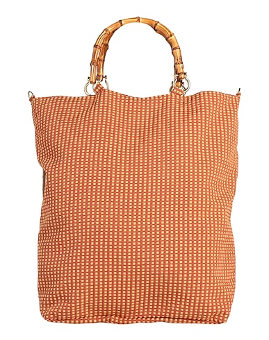 LA MILANESA Handbag Brown Textile fibres