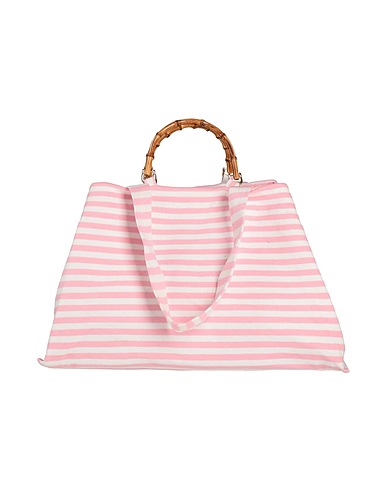 LA MILANESA Handbag Pink 100% Cotton