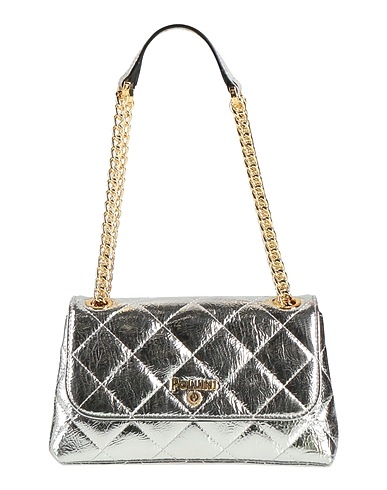 POLLINI Handbag Silver 100% Polyurethane