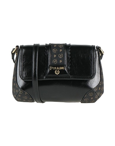 POLLINI Umhängetasche Schwarz 100% Polyurethan