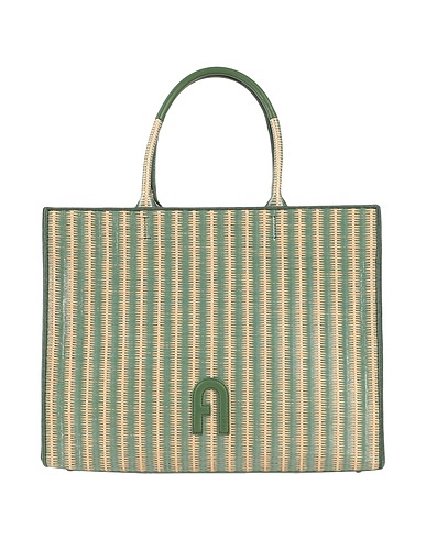 FURLA Borsa a mano FURLA OPPORTUNITY L TOTE
 Verde 50% Polietilene, 18% Cotone, 12% Poliestere, 10% Poliuretano, 10% Pelle