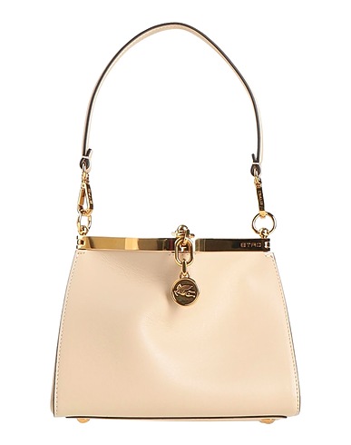 ETRO Handbag Beige Calfskin