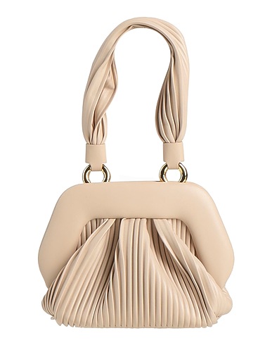 THEMOIRÈ Handbag Beige Textile fibres