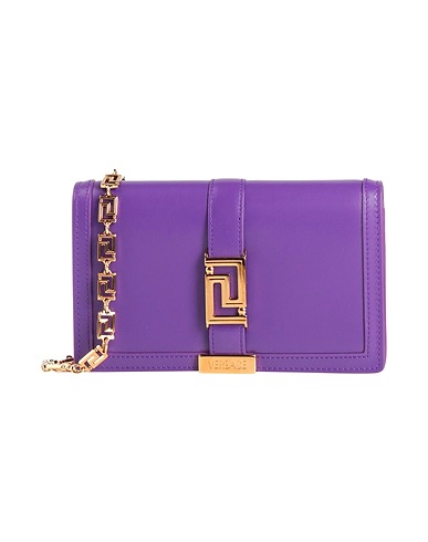 VERSACE Cross-body bags Purple Calfskin