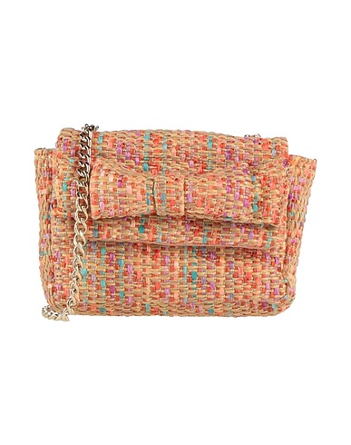 RED(V) Sac bandoulière Beige Fibres textiles